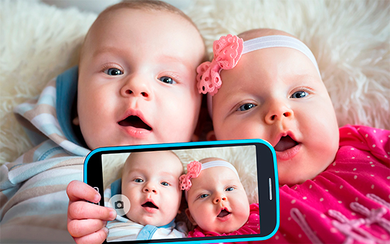 fotos filhos redes sociais